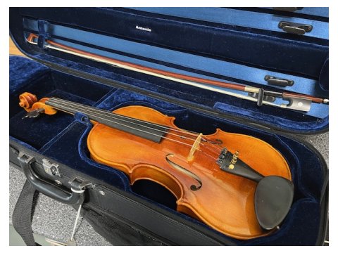 B.Hiller Violinen-Garnitur 4/4 Markneukirchen
