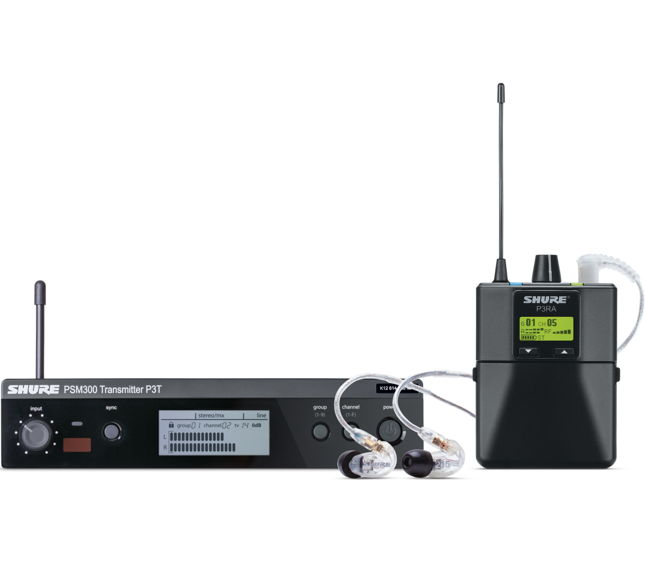 Shure P3TERA215CL In-Ear Monitoring System